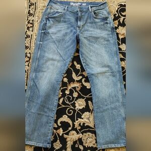 Wrangler Retro Slim Boot Dark Blue Size 34x32